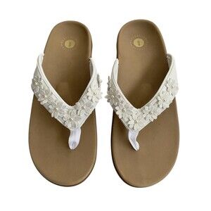 Revitalign Orthotic Thong Sandals Yumi Havana